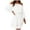 White, variant on s formal Dresses for Women 2024 Fashion Bohemian Off Shoulder Loose Long Sleeve A-Line Solid Dress New Flowy Dresses White M