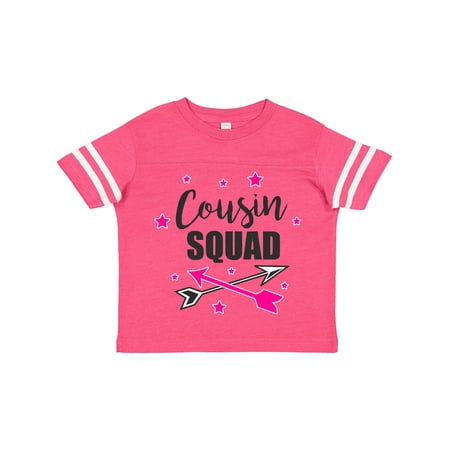 

Inktastic Cousin Squad with Arrows and Stars Gift Toddler Toddler Girl T-Shirt