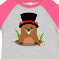 thumbnail image 4 of Inktastic Groundhog Day with Groundhog in Top Hat Boys or Girls Toddler T-Shirt, 4 of 5