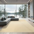thumbnail image 2 of ODIKA 6'x9' Ultra-Soft Area Rug, Beige Detail Oatmeal Cream Minimalist Rectangular Sala Tan Neutral None Washable, Bare feet friendly, Silk-Touch for Guest Room, Bedroom, 2 of 7