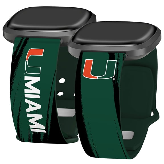 Miami HD Paint Stripe Unisex Watch Band for FitBit Versa 3 & Sense (Long)