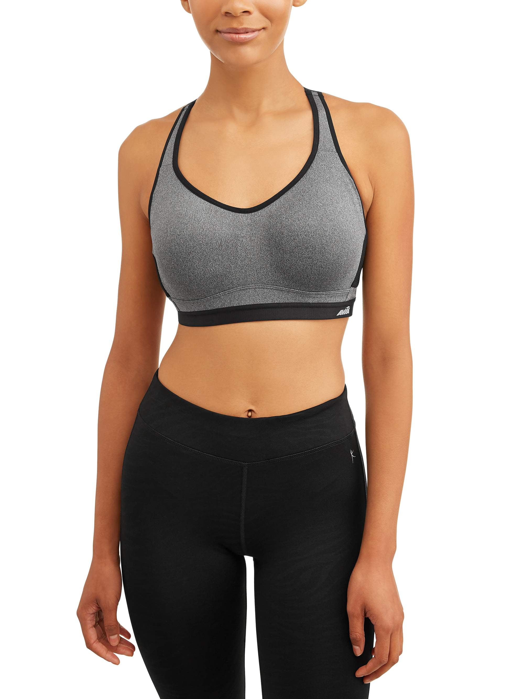 Avia Low Support Flexi Wire Sports Bra - Walmart.com