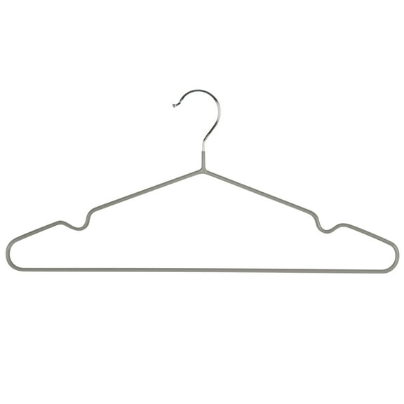 Simplify 12 Pack Metal Hangers in White