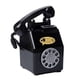 thumbnail image 2 of Figura decorativa de alcancía con forma de teléfono retro, con esfera para ahorrar dinero Negro, 2 of 9