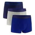 thumbnail image 1 of UNDER ARMOUR Hombre Calzoncillos, Paquete de 3 - Performance Tech Trunks Solid 3", elástico, unicolor Azul/Gris L (Large), 1 of 1
