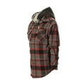 thumbnail image 3 of Gioberti Kids and Boys 100% Cotton Removable Hoodie Plaid Checkered Flannel Shirt, 3 of 5