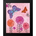 thumbnail image 2 of Woo, Teresa 15x18 Black Modern Framed Museum Art Print Titled - Butterfly Garden IV, 2 of 5