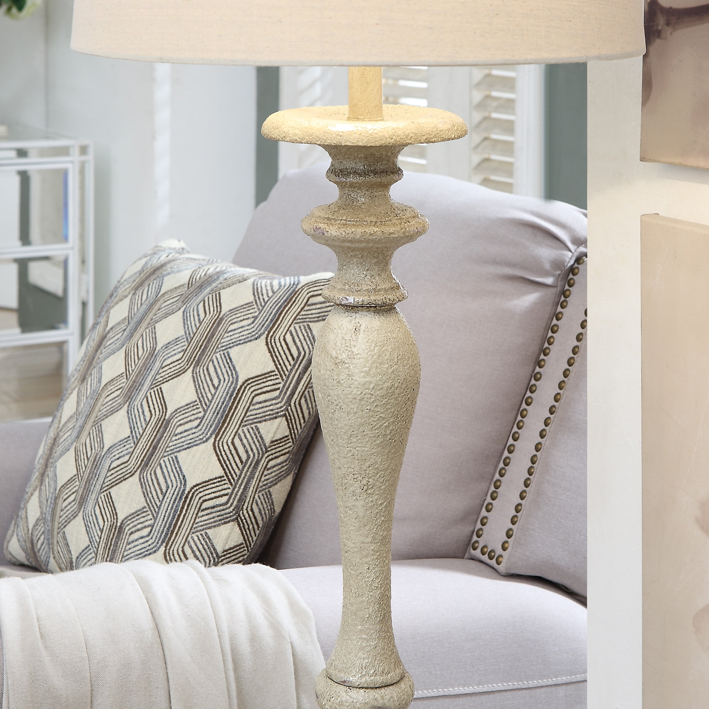 Distressed 2024 floor lamp