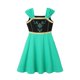 thumbnail image 1 of 2023 verano bebé niñas Elsa Anna vestido sirena dibujos animados princesa tema vestidos casuales para 2-10 años niños fiesta vacaciones ropa 150 (9-10T) Gao Jinjia LED, 1 of 2