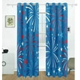 thumbnail image 2 of Coolnut Independence Day Blackout Curtain for Bedroom, 2 Panels Thermal Insulated Blackout Drapes Long Darkening Curtains with Grommets for Living Room 55 x 72 Inch, 2 of 5