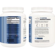 Type Zero Creatine Monohydrate (Unflavored) 1 KG, 5000mg (5g) Per Serving, Micronized, Zero Sugar, Keto Friendly & Gluten Free, 200 Servings