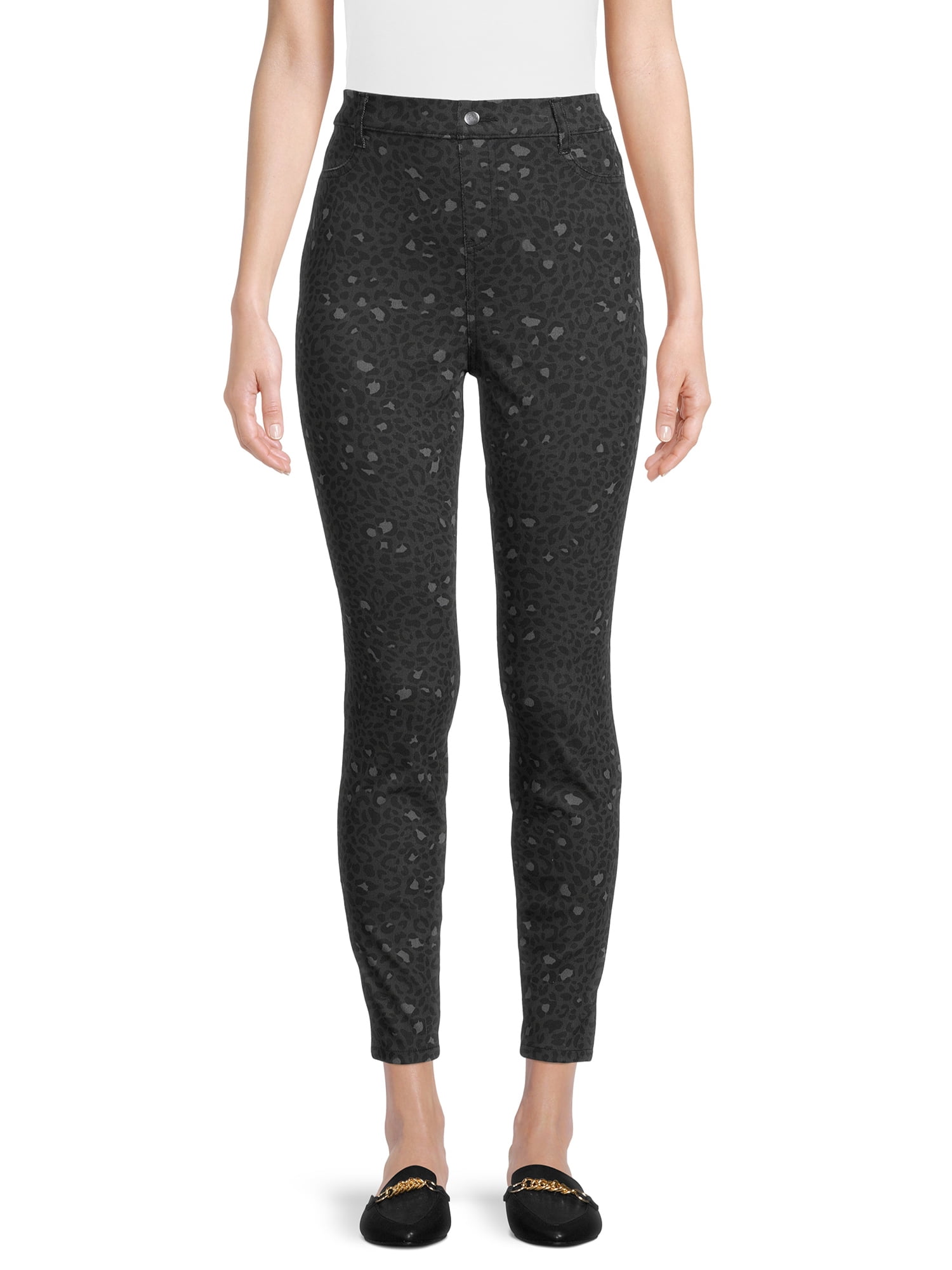 time and tru jeggings high rise