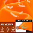 thumbnail image 5 of YUCOLEN Men's UPF 50+ Long Sleeve Active Hoodie Shirts Sun Protection Lightweight Quick Dry Sport Tops Orange S, 5 of 6