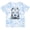 Tie Dye Blue, variant on Inktastic Pitbull Sketch Portrait with Dog Breed Name Boys or Girls Toddler T-Shirt