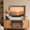 thumbnail image 2 of S-HOME 26 Inch Electric Fireplace Insert Featuring Log Set Remote Control Realistic Flame And Overheating Protection System, 2 of 10