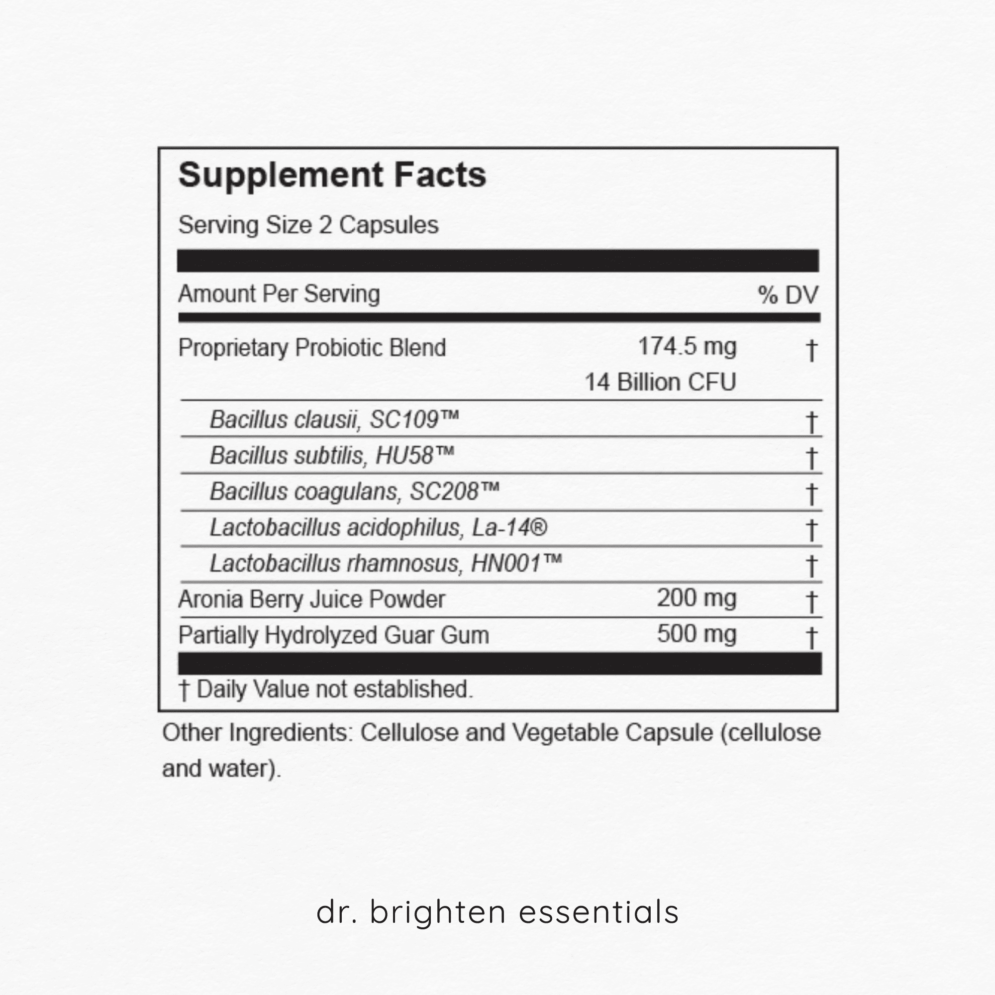 Dr. Brighten Women’s Probiotic - Probiotics, Prebiotics with Antioxidants & Sunfiber for Healthy Hormones, Balanced Female Microbiome, Ovaries and Immune Health - 60 Capsules