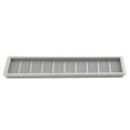 thumbnail image 4 of 60Mm Abs Rectangular Cabinet Wardrobe Air Vent Grille Ventilation-Cover Silver, 4 of 10
