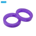 thumbnail image 3 of Unique Bargains Couvre-Clés, Rond, Violet, Lot de 10, 3 of 6