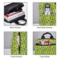 thumbnail image 5 of Daiia Watercolor Kiwi Fruits Summer School Backpack for Men and Women Lightweight Backpack Durable Backpack Water-Resistant,Travel,Work Bag, 5 of 9