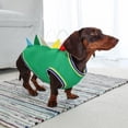 thumbnail image 4 of Dachshund Dinosaur Theme Costume Vest Breathable 2 Leg Design Easy to Wear Clothes For Small Dog Photography, 4 of 10