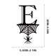 thumbnail image 2 of Decoraciones de Halloween, Adornos de Halloween, Regalos de Halloween, Etiqueta colgante decorativa de 26 letras de Halloween, Etiqueta colgante de araña con colgante, 2 of 4