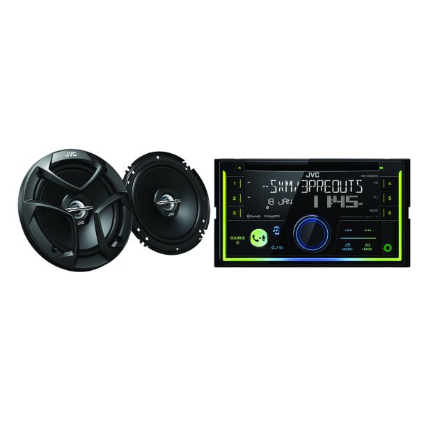 JVC Mobile KWR930BTS DoubleDIN InDash CD Receiver & Siriusxm Ready