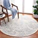 thumbnail image 3 of Safavieh Adirondack Collection ADR101S Oriental Distressed Non-Shedding Dining Room Entryway Foyer Living Room Bedroom Area Rug, 6' x 6' Round, Ivory / Slate, 3 of 5
