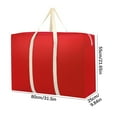 thumbnail image 2 of kladzum Extra Large Moving Bags with Strong Zippers & Carrying Handles, Storage Bags for Clothes, Moving Supplies, Space Saving Oversized Storage Bag Foldable Packing and Moving Organization Bag, 2 of 3