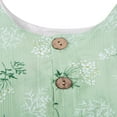 thumbnail image 3 of Bébé Fille Volants Imprimés à Fleurs Sans Manches Tops et Pantalons Courts 1-2 Ans, 3 of 7