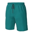 thumbnail image 5 of Naloa Teal Men's Beach Shorts, Surfing shorts, Swim trunks, Quick Dry Swim Trunks for Surfing Beach Fun - X-Large, 5 of 9