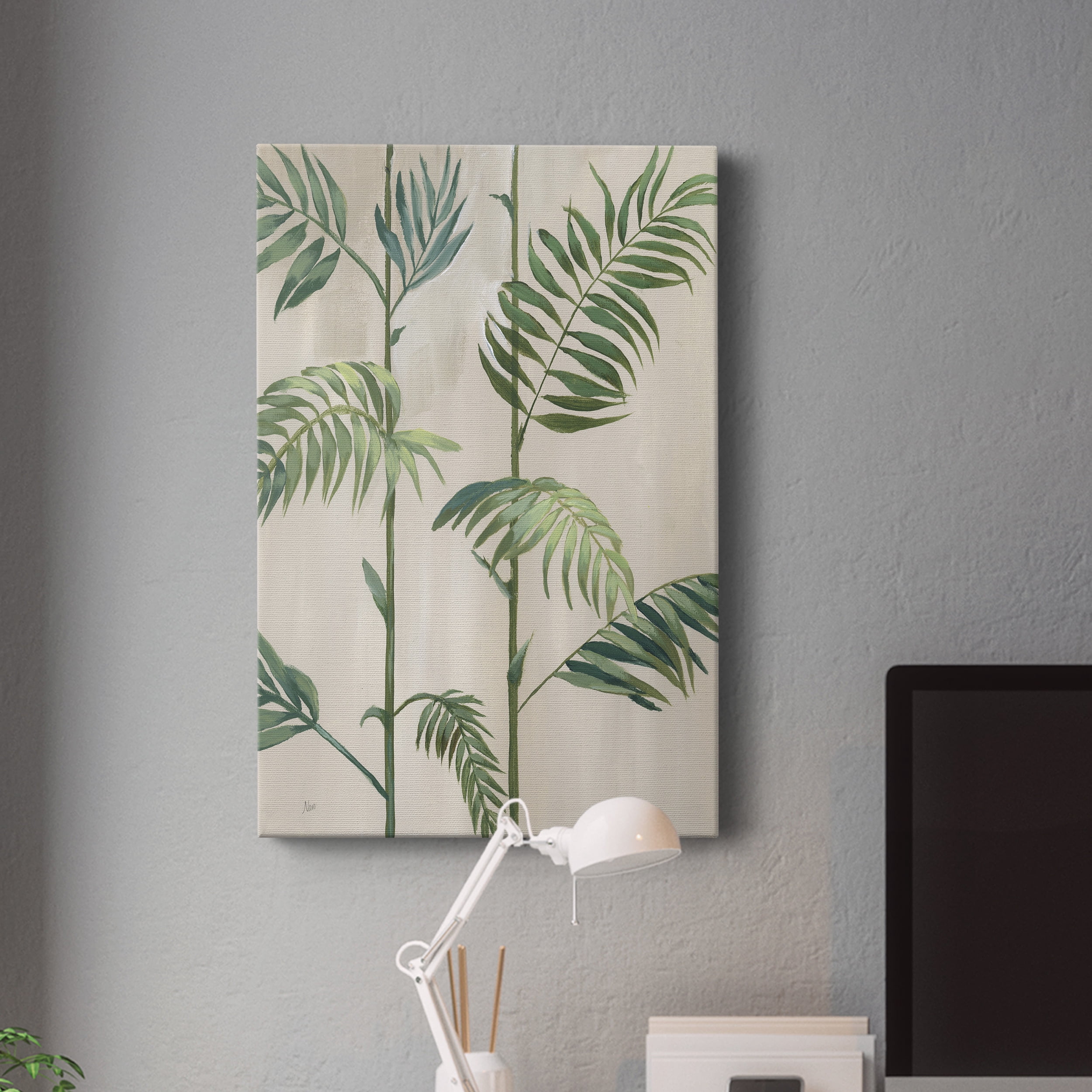 Modern Fronds I Premium Gallery Wrapped Canvas - Ready to Hang - 12 x 18