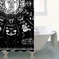thumbnail image 5 of Gothic Shower Curtain - Dark Celestial Moon & Star Print, Mystical Cosmic Theme Bath Decor, Waterproof Polyester, 36"Wx72"L, Goth Aesthetic Gift, 5 of 5