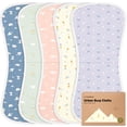 thumbnail image 1 of Towel KeaBabies, paño de algodón orgánico para eructos para bebés, 21 x 27 cm, paquete de 5, 1 of 9