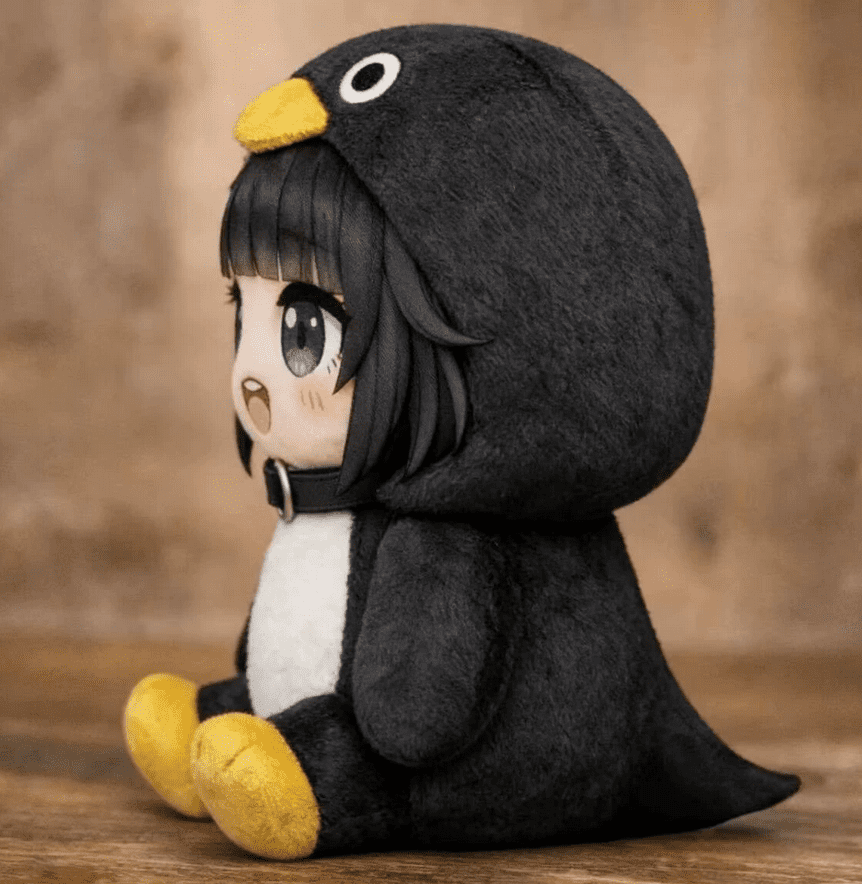 Gugu Gaga Plush Penguin Stuffed Plush 8.66" Collectible Cute Penguin Stuffed Toy Collectible Toys for Fan