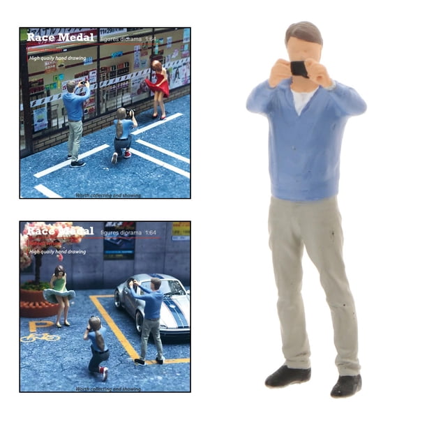 1: de paisaje de de personas diminutas en miniatura modelo 64 degree para accesorios de bricoje de caja de cerils Estilo1 CUTICAT Muñeca de personas de modelos en miniatura