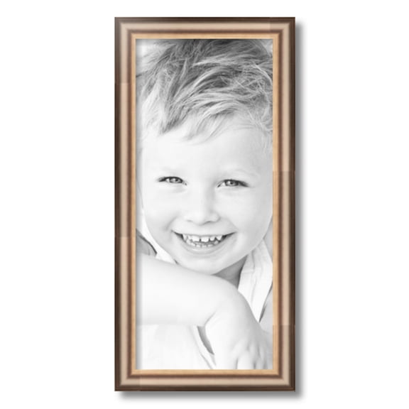 ArtToFrames 9x21" Anique Silver Picture Frame, Silver Wood Poster Frame, with Regular Acrylic and 2 (FBPL-4964)