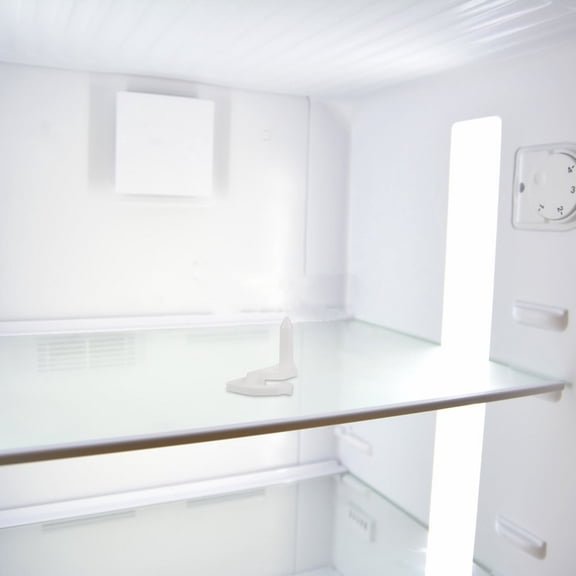 Uonlytech White Plastic Fridge Door Swing Limiter for Stable Movement Control and Noise-Free Operation