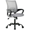 thumbnail image 1 of BestOffice Office Chair Ergonomic Mesh Lumbar Support Modern Executive Adjustable Stool Rolling for Back Pain, Grey, 1 of 8