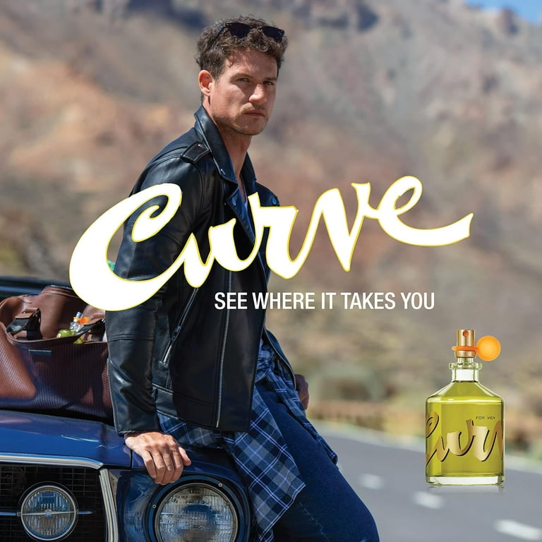Curve Men's Cologne Fragrance Spray, Spicy Wood Magnetic Scent for