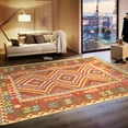 thumbnail image 3 of Pasargad Home Kilim 61" x 77" Hand-Woven Wool Area Rug in Multi-Color, 3 of 3