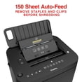 thumbnail image 2 of Staples 150-Sheet Auto-Feed Micro-Cut Multi-Media Shredder (ST62157), 2 of 8
