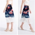 thumbnail image 4 of Flamingo Chic Chiffon Beach Skirt with Polyester Straps - for the Beach, 4 of 6