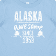 thumbnail image 4 of Inktastic Alaska Awesome Since 1959 Boys or Girls Baby T-Shirt, 4 of 5