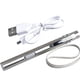 thumbnail image 1 of Wosthever Linterna portátil USB de acero inoxidable LED 2W Clip antorcha Camping escalada Penlight luz de mano lámpara de un modo con cuerda Escalada uno, 1 of 1