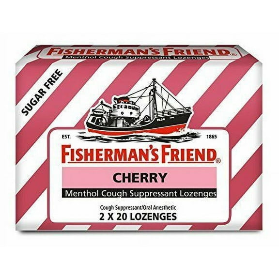 FISHERMAN'S FRIEND, Loz, Ff, Cherry, Sugar Free, Pack of 6, Size 2/20 CT