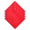 thumbnail image 1 of FUTUREORYY 4 Pcs Drapeaux de Sécurité Routière en PVC Rouge pour Entretien de la Route et Urgences, 1 of 5