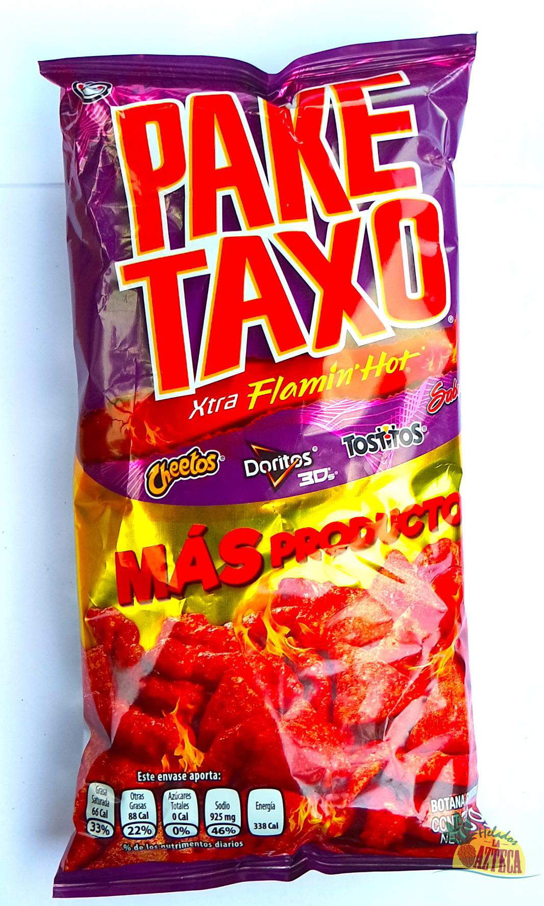 PakeTaxo Xtra Flamin Hot, 5 bags, each 73g | Variety Mexican Chip Bag