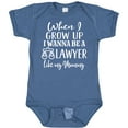 thumbnail image 3 of Inktastic Future Lawyer Like Mommy Boys or Girls Baby Bodysuit, 3 of 5