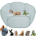 thumbnail image 1 of Parque de Juego con Tienda para Pequeños Animales GABraden Sólido-Gris, 1 of 7