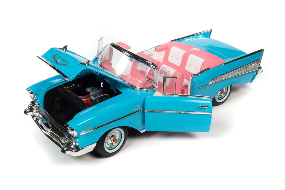1957 Chevy Bel Air Convertible, Aqua Blue - Auto World